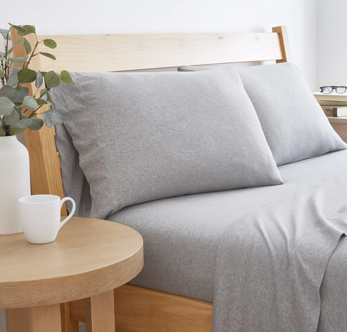 Queen Sheet Set, Jersey Knit 100% cotton