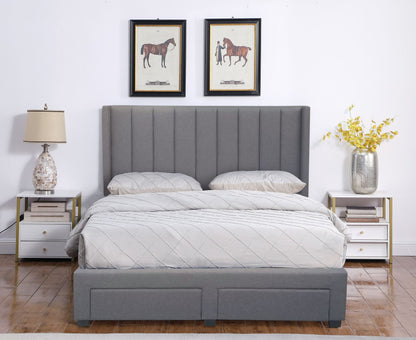 Ashley Upholstered Platform Storage Bed