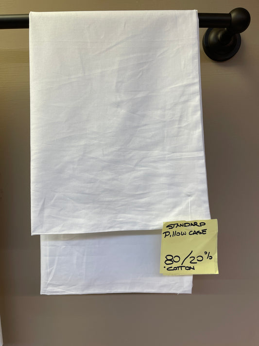 Pillow Case, Standard Size, 80% Cotton