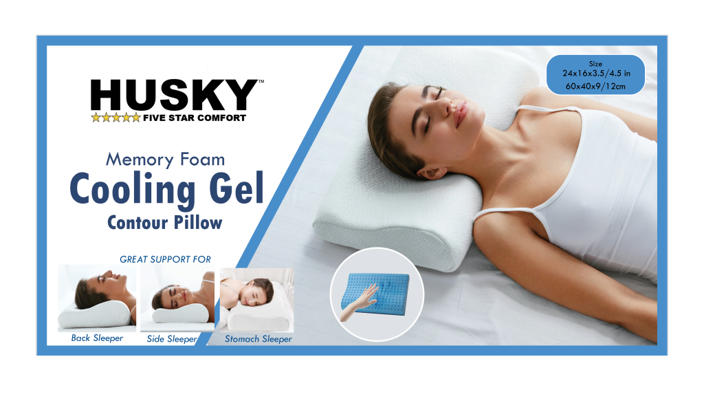 Cooling Memory Foam Contour Pillow