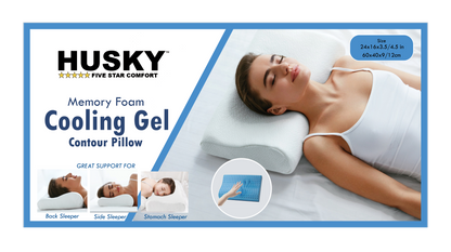 Cooling Memory Foam Contour Pillow