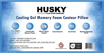 Cooling Memory Foam Contour Pillow