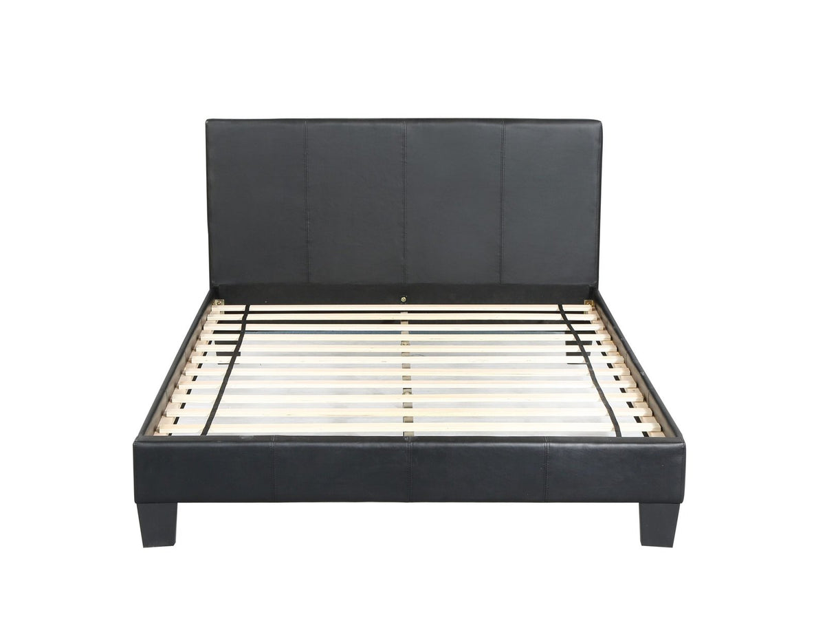 Husky Value platform bed, black on a white background