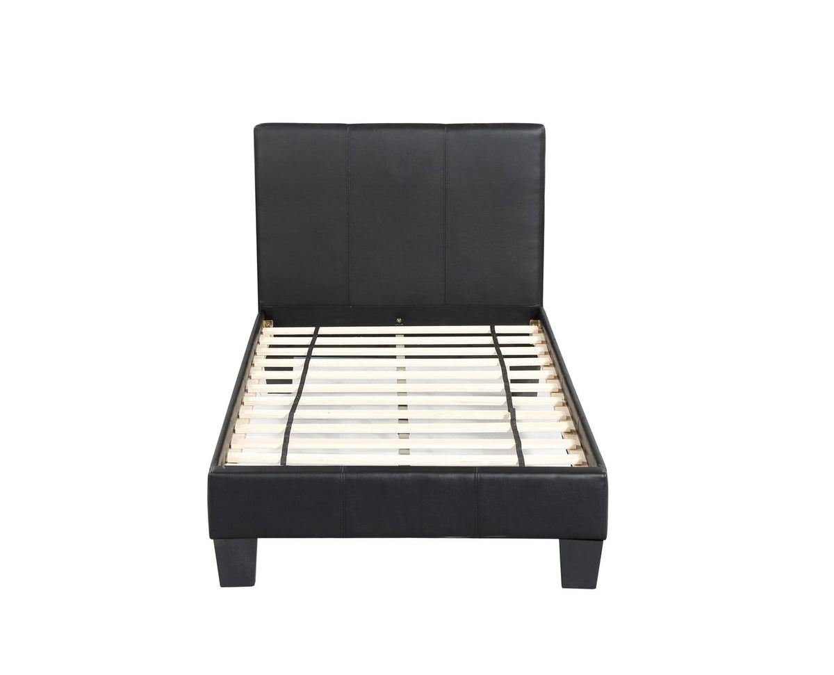 Husky Value platform bed, black on a white background