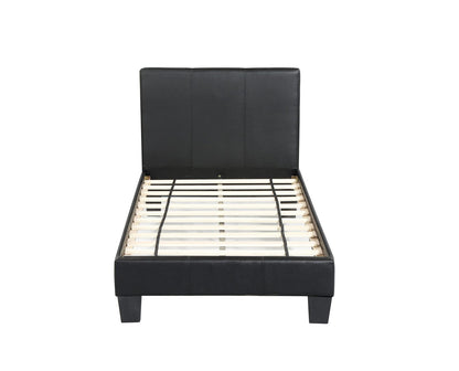 Husky Value platform bed, black on a white background