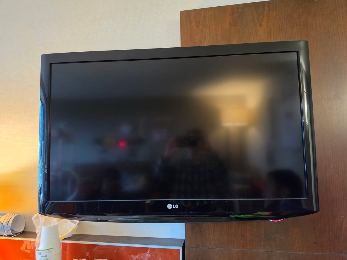 42-inch LG TV with wall mount bracket